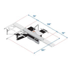 Maksiwa BMP.3200.IR Platinum sliding panel saw with outrigger table