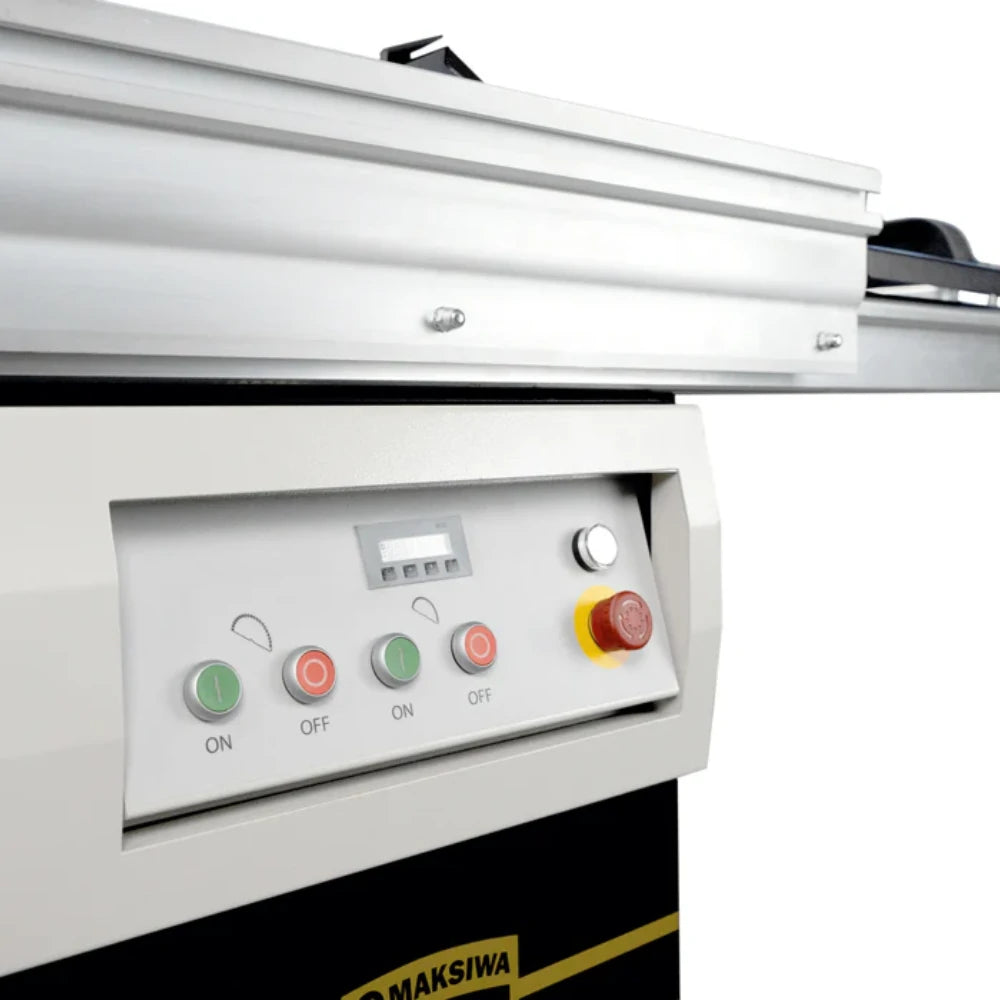 Maksiwa BMS.3200.IR Dado Edition sliding panel saw with sliding table and extended crosscut fence