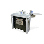 Maksiwa CBC/2.MR dual glue pot cabinet edgebander with long roller infeed/outfeed table