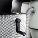 Heavy-duty caster wheel base for moving cyclone dust collector