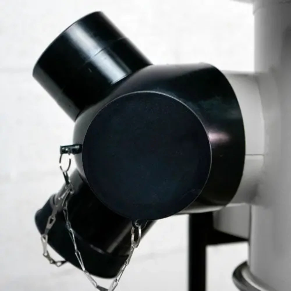 Hand crank on canister filter for internal cleaning and airflow