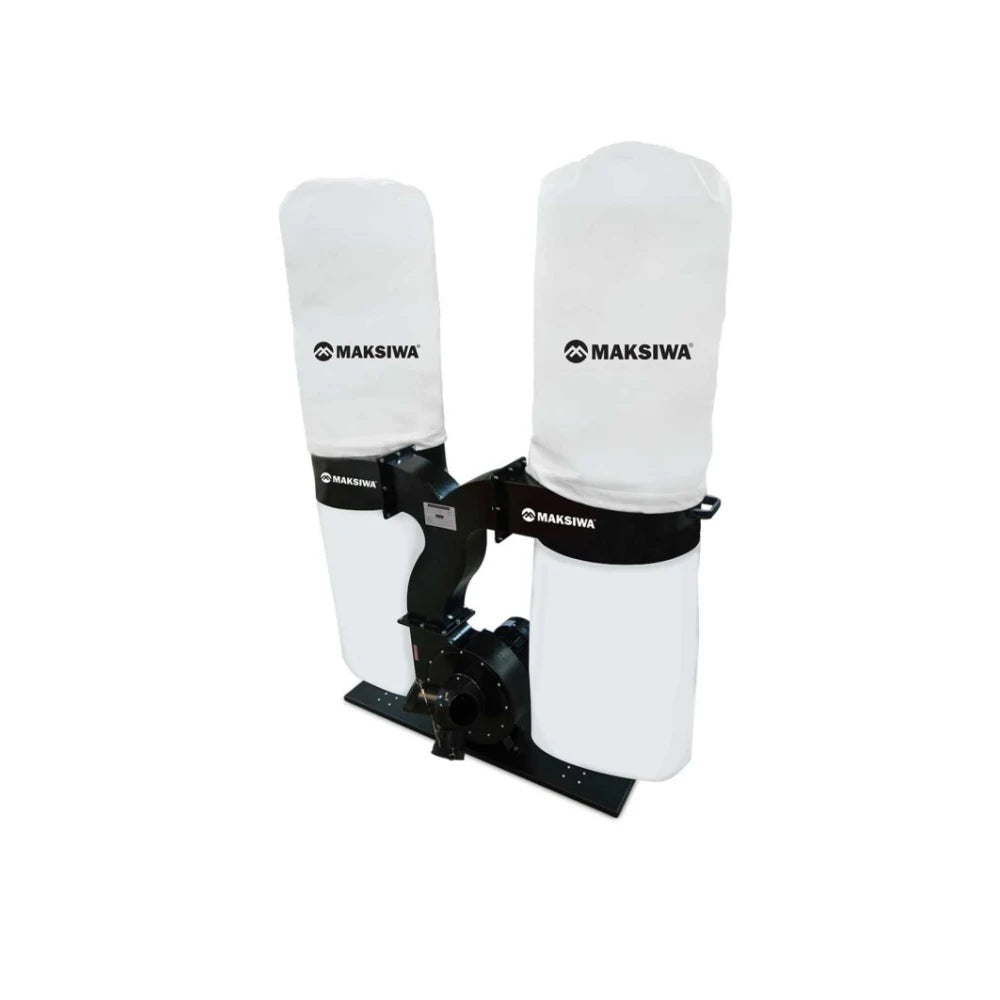 Maksiwa CPD/3.C dust collector with dual filter bags and blower