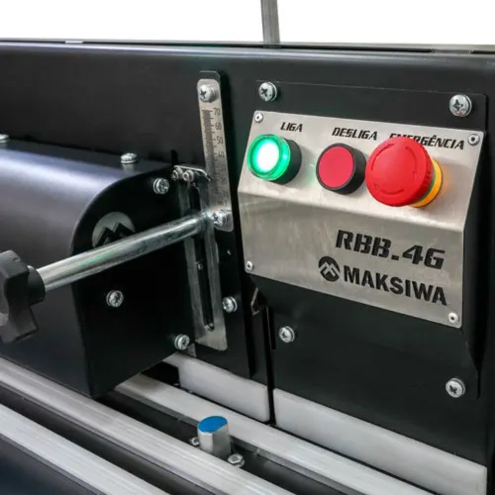 Maksiwa RBB.4G edge trimmer machine with adjustable fence and worktable