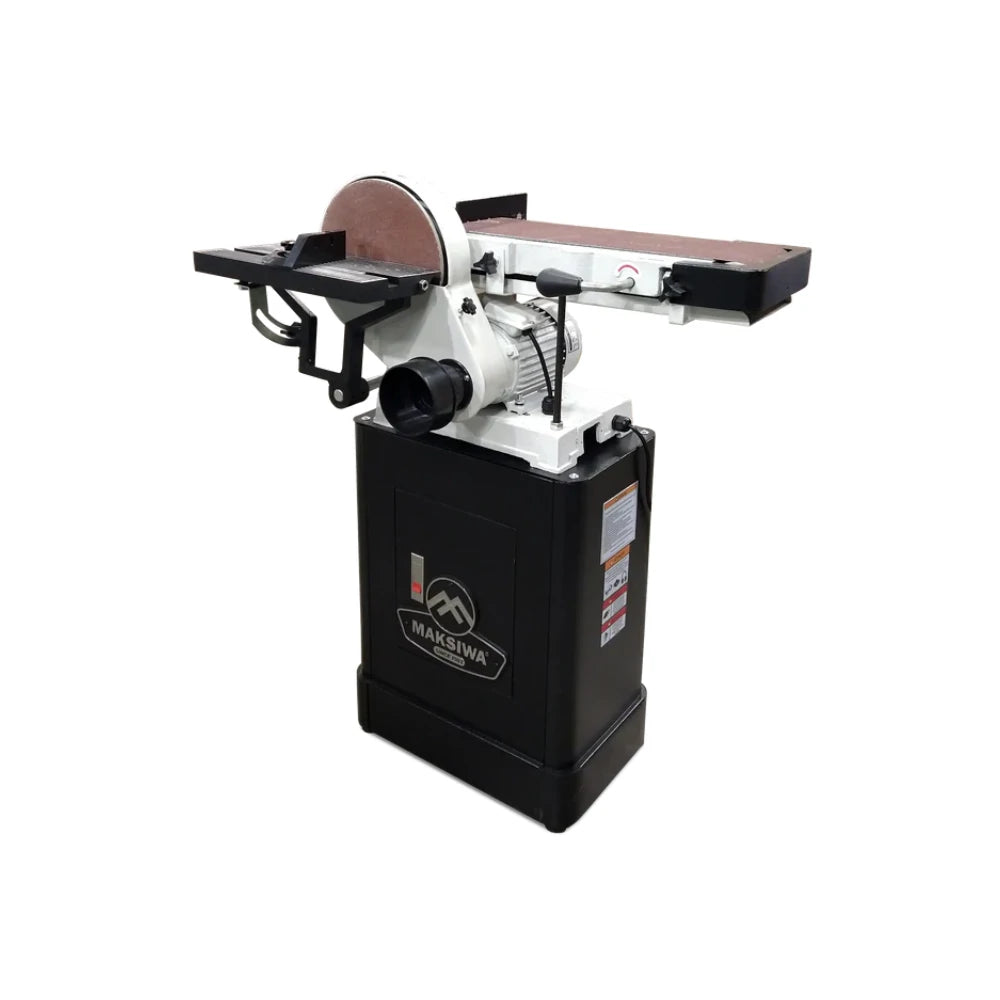 Maksiwa LDF combination belt and disc sander with cast iron table