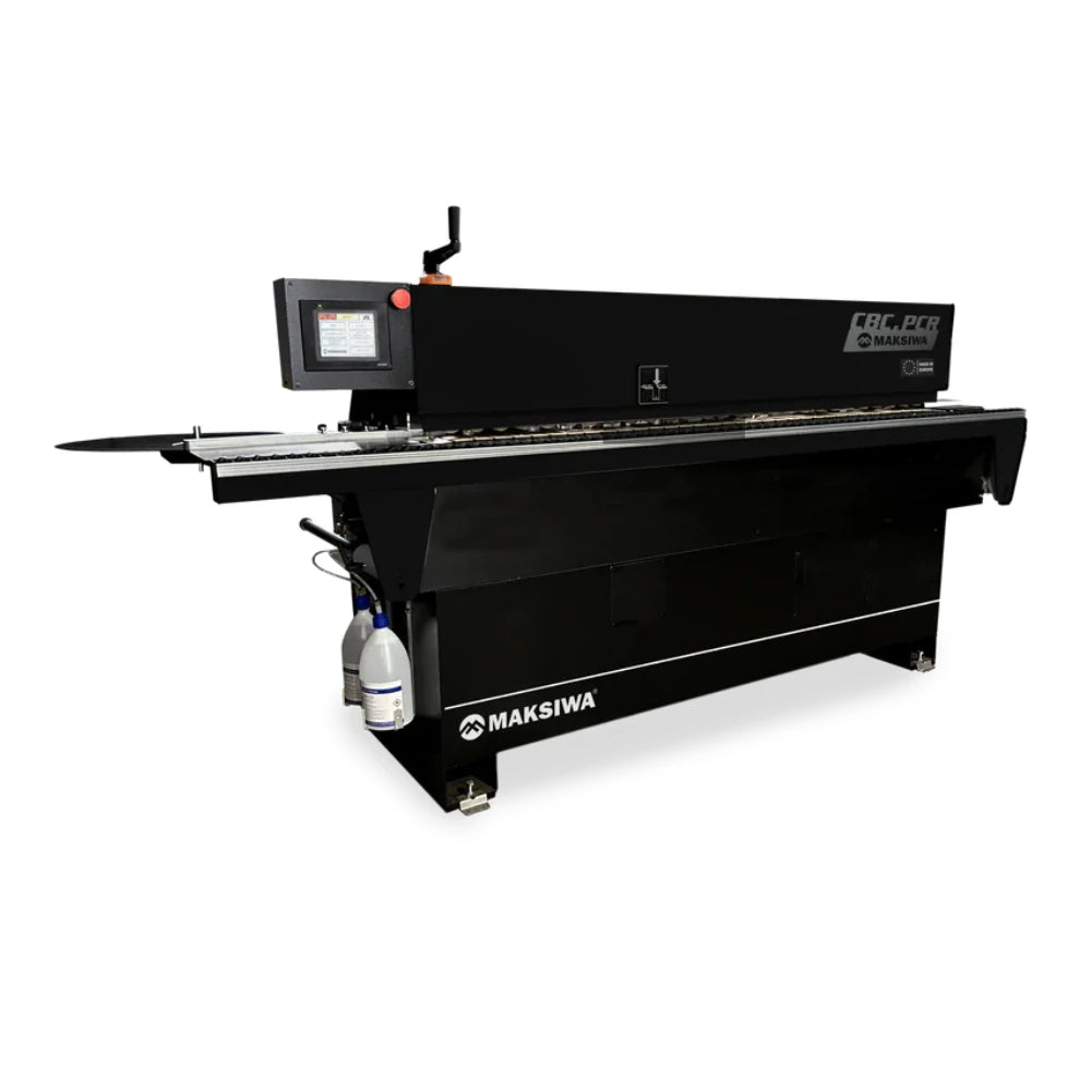 Maksiwa CBC.PCR Platinum edgebander with touchscreen control and corner rounding