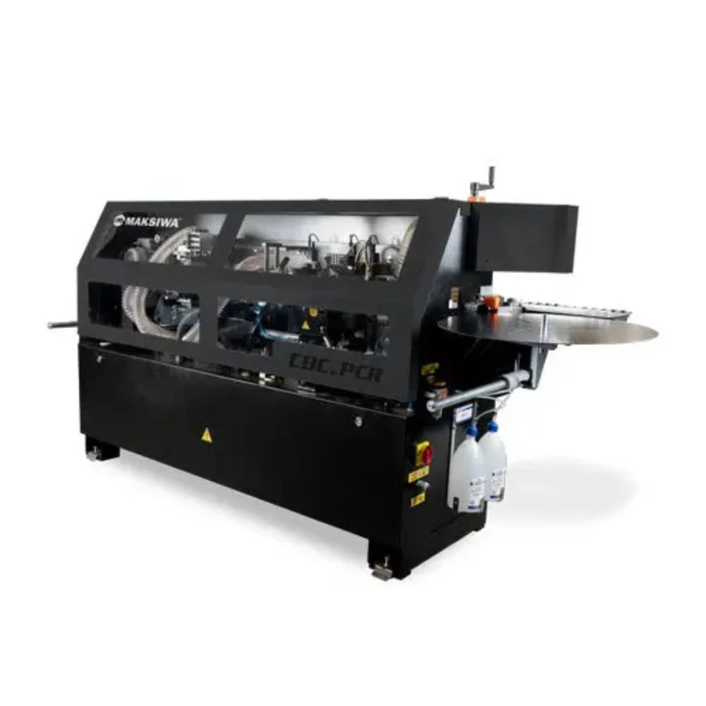 Maksiwa CBC.PCR Platinum edgebander with touchscreen control and corner rounding