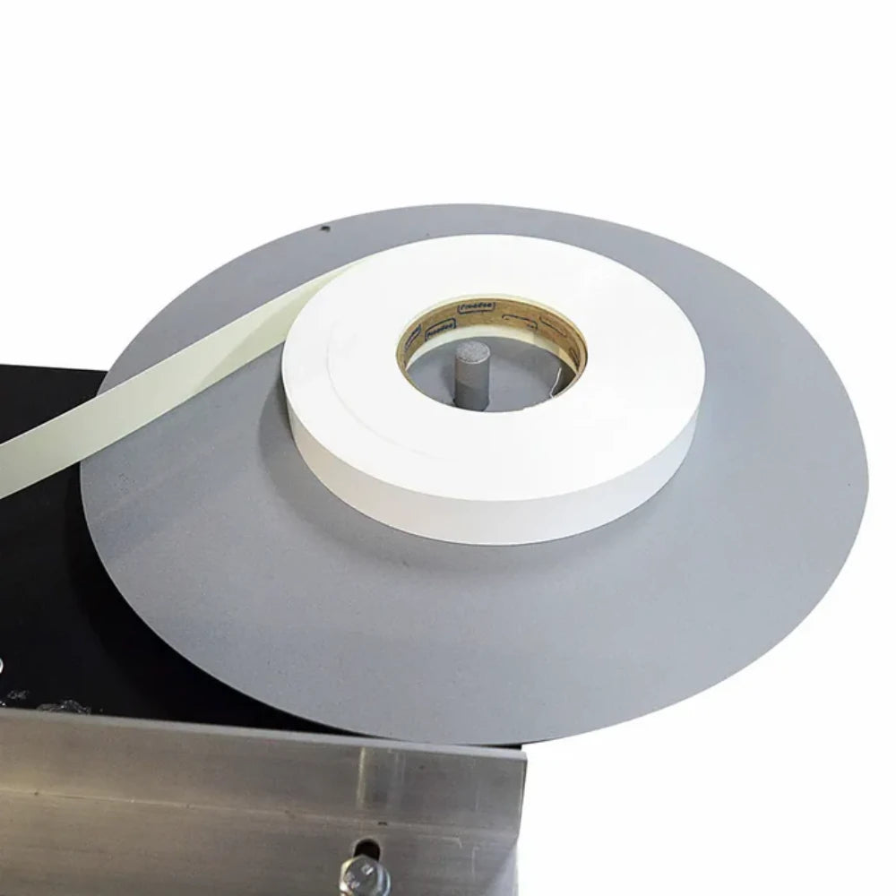 Maksiwa CBC.E portable edge bander with integrated stand and edge banding roll holder