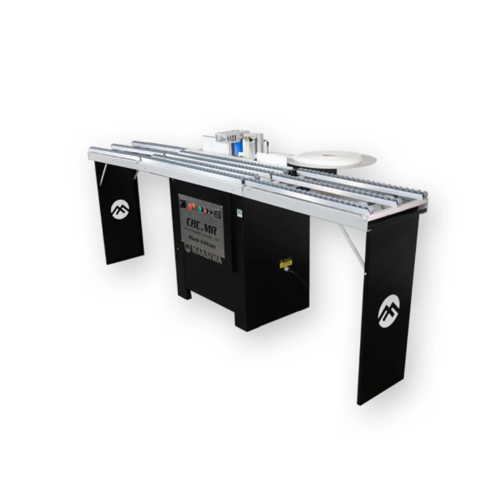 Maksiwa CBC.MR portable edgebander Black Edition with roller table