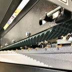 Maksiwa Titanium edge bander CBC.T with enclosed processing hood and operator control panel