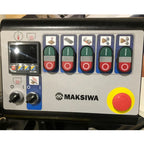 Maksiwa Titanium edge bander CBC.T with enclosed processing hood and operator control panel