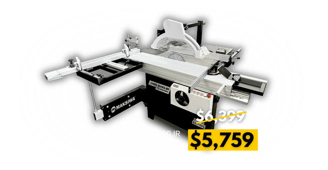 Summer Deals - BMS.1600.IR - 5' Sliding Panel Saw - Dado Edition 5HP
